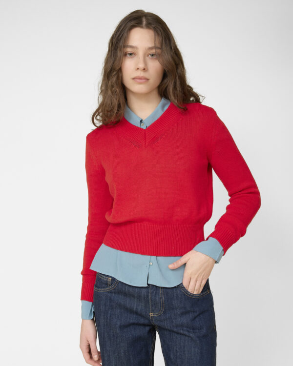 V-NECK KNIT
