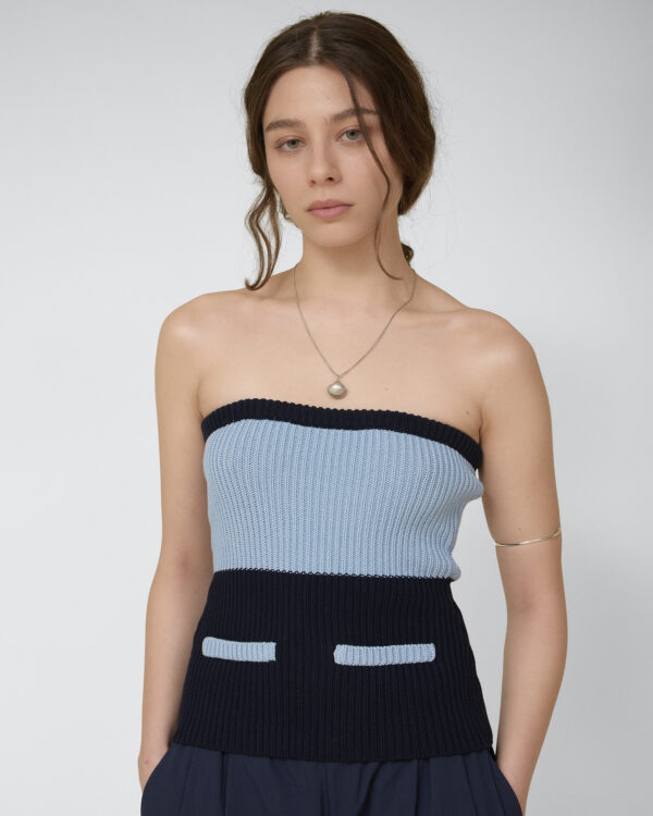 STRAPLESS TOP