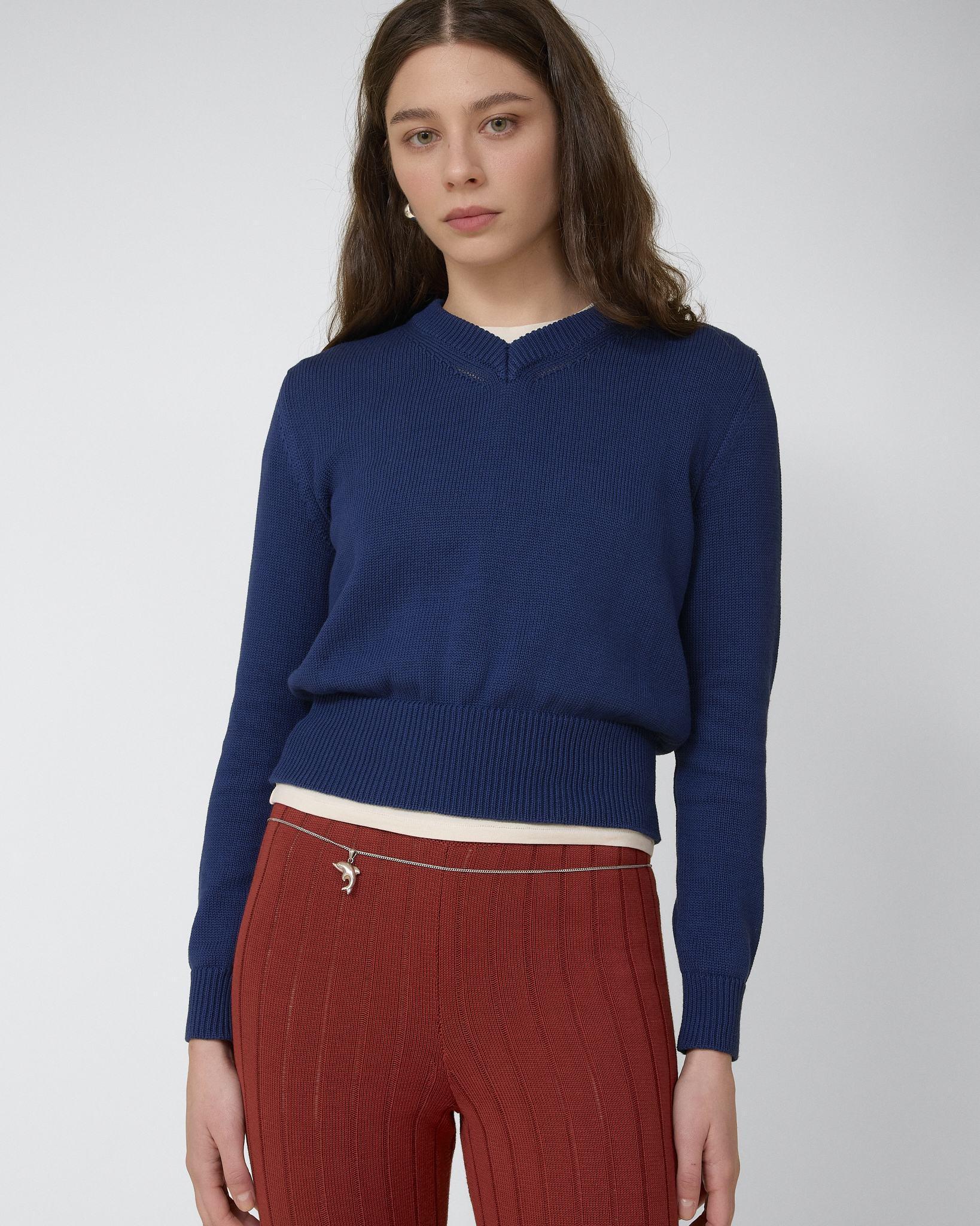 V-NECK KNIT