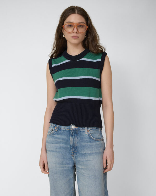 STRIPED VEST